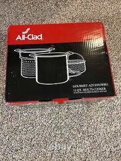 All-Clad 18/10 Stainless Steel 12-Quart Multi Cooker Steamer #59912 New open box