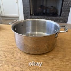 All Clad 3 Ply Bonded Stockpot 7 Quart D3 Stainless Steel Polished Finish RARE
