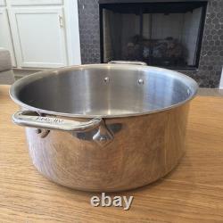 All Clad 3 Ply Bonded Stockpot 7 Quart D3 Stainless Steel Polished Finish RARE