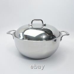 All Clad 3 Ply Stainless Steel 7-Quart LARGE HUGE Thanksgiving Dutch Oven Pot