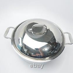 All Clad 3 Ply Stainless Steel 7-Quart LARGE HUGE Thanksgiving Dutch Oven Pot