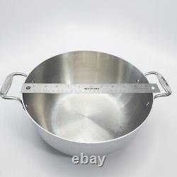 All Clad 3 Ply Stainless Steel 7-Quart LARGE HUGE Thanksgiving Dutch Oven Pot