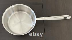All-Clad 3 Quart Triply Stainless Steel Sauce Pan withRim With Lid