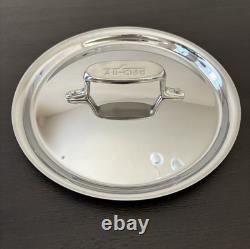 All-Clad 3 Quart Triply Stainless Steel Sauce Pan withRim With Lid