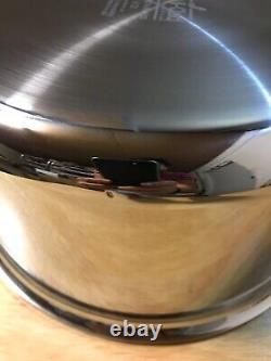 All-Clad 3-ply Polished Stainless Steel Stockpot with lid, 8-Quart