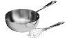 All Clad 4212 Stainless Steel Saucier Sauce Pan Cookware 2 Quart Silver
