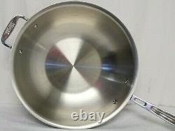 All-Clad 5-Ply Construction Copper Core 12 4-Quart Chef's Pan with Domed Lid 6412