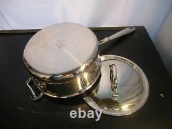 All-Clad 5 Ply Copper Core 3 Quart Saucepan WithLid NICE CONDITION