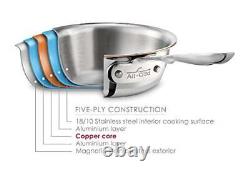 All-Clad 5-Ply TK Copper Core 2-Quart Saucier with Lid