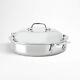 All-clad 50th Anniversary D3 3 Quart Stainless Steel Casserole Dish W Dome Lid