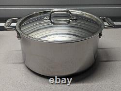 All-Clad 5508 3 Ply Polished Stainless Steel Stockpot 8 Quart