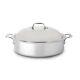 All-clad 6-qt 4606 Stainless Steel Tri-ply Braiser Pan With Domed Lid And Rack