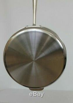 All Clad 6 Quart Stainless Steel Saute Pan with Lid Qt Skillet Fryer Handle