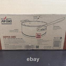 All-Clad 6203 SS Copper Core 3 Quart Saucepan Silver