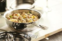 All-Clad 6212 SS Copper Core 2-Quart Saucier Pan with Lid FACTORY SECONDS