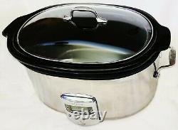 All-Clad 7 Quart Slow Cooker Stainless Steel Slow Cooker Model # SERIE SC01