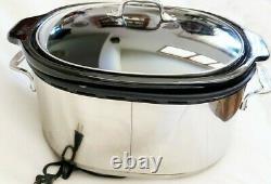 All-Clad 7 Quart Slow Cooker Stainless Steel Slow Cooker Model # SERIE SC01