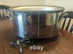 All-Clad 7-Quart Stainless Slow Cooker with Aluminum Insert Series SC01 All Clad