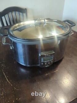 All-Clad 7-Quart Stainless Slow Cooker with Aluminum Insert Series SC01 All Clad