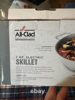 All-Clad 7 Quart Stainless Steel Electric Skillet New In Box