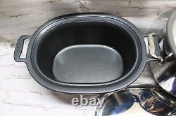 All-Clad 7 Quart Stainless Steel Slow Cooker Crock Pot Model Series SC01