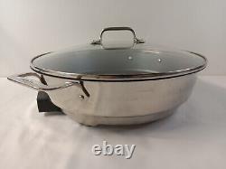 All-Clad 7 quart Electric Stainless Steel Skillet #SK492D50 with Lid & Power Cord