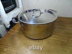 All-Clad 8qt 8 Quart Stock Soup Pot Dutch Oven Stainless Steel With Lid