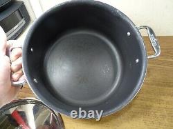 All-Clad 8qt 8 Quart Stock Soup Pot Dutch Oven Stainless Steel With Lid