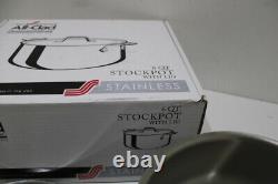 All- Clad All Clad Stainless Steel 6 Quart Stockpot With LID #4506 Nib