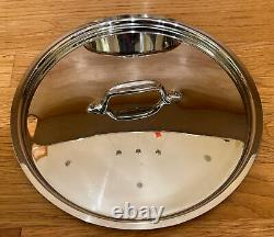 All Clad Aluminum Core Stainless 8 Quart Soup Pasta Pot With Lid-NICE! -FAST