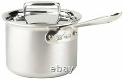 All-Clad BD55202 D5 Brushed Stainless Steel Sauce Pan, 2-Quart New in Box
