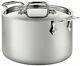All-clad Bd552043 D5 Brushed 18/10 Stainless Steel 5-ply Bonded 4-quart