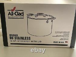 All-Clad BD55512 12 Quart Stockpot Silver