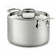 All Clad Bd55512 D5 Stainless Steel Stockpot & Lid, 12-quart New In Box $0 S&h