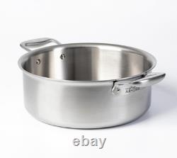 All-Clad Collective Cookware D7 6 quart Slow Cooker Rondeau Stainless Steel BNIB