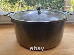 All Clad Copper C2 8 Quart Stock Pot Pan & Lid Cookware Steel Lining