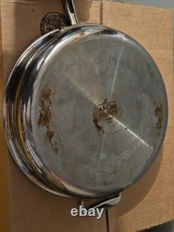 All-Clad Copper Core 3 Quart Stainless Steel Pan No. 07412 SEE PHOTOS