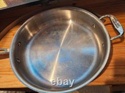 All-Clad Copper Core 3 Quart Stainless Steel Pan No. 07412 SEE PHOTOS