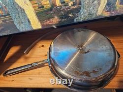 All-Clad Copper Core 3 Quart Stainless Steel Pan No. 07412 SEE PHOTOS