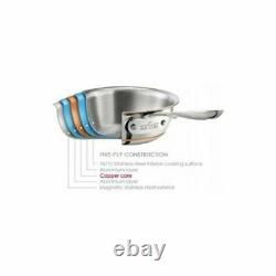 All-Clad Copper Core 6-Quart Saute Pan with Lid 6406 SS NEW IN BOX