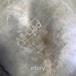 All-Clad Copper Core Stainless Steel 4-Quart Sauce Pan With Metal Lid