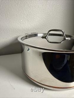 All-Clad Copper Core Stockpot 8 Quart with Lid Pot 8 qt Polished Stainless Steel