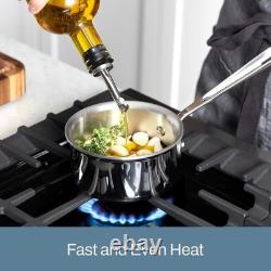 All Clad D3 0.5 Quart Stainless Steel Butter Warmer 3-Ply Induction