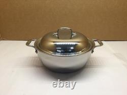 All-Clad D3 3-Ply Stainless Steel Dutch Oven 5.5 Quart Induction Oven Broiler