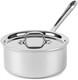 All-clad D3 3-ply Stainless Steel Sauce Pan With Lid 3 Quart, Induction, Oven