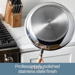 All-Clad D3 3-Ply Stainless Steel Stockpot with Lid 8 Quart Brand New