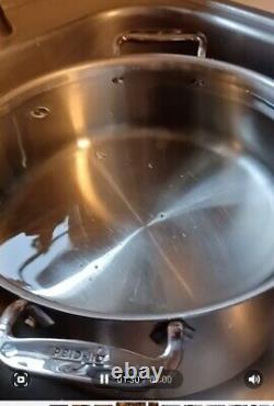 All Clad D3 8 Quart Stock Pot With Lid Stainless