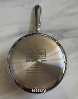 All-Clad D3 Polished Stainless Steel 1 Quart Saucepan NEW