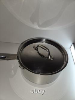 All-Clad D3 Stainless Steel 3 Quart Sauce Pan With Lid NEW