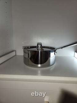 All-Clad D3 Stainless Steel 3 Quart Sauce Pan With Lid NEW
